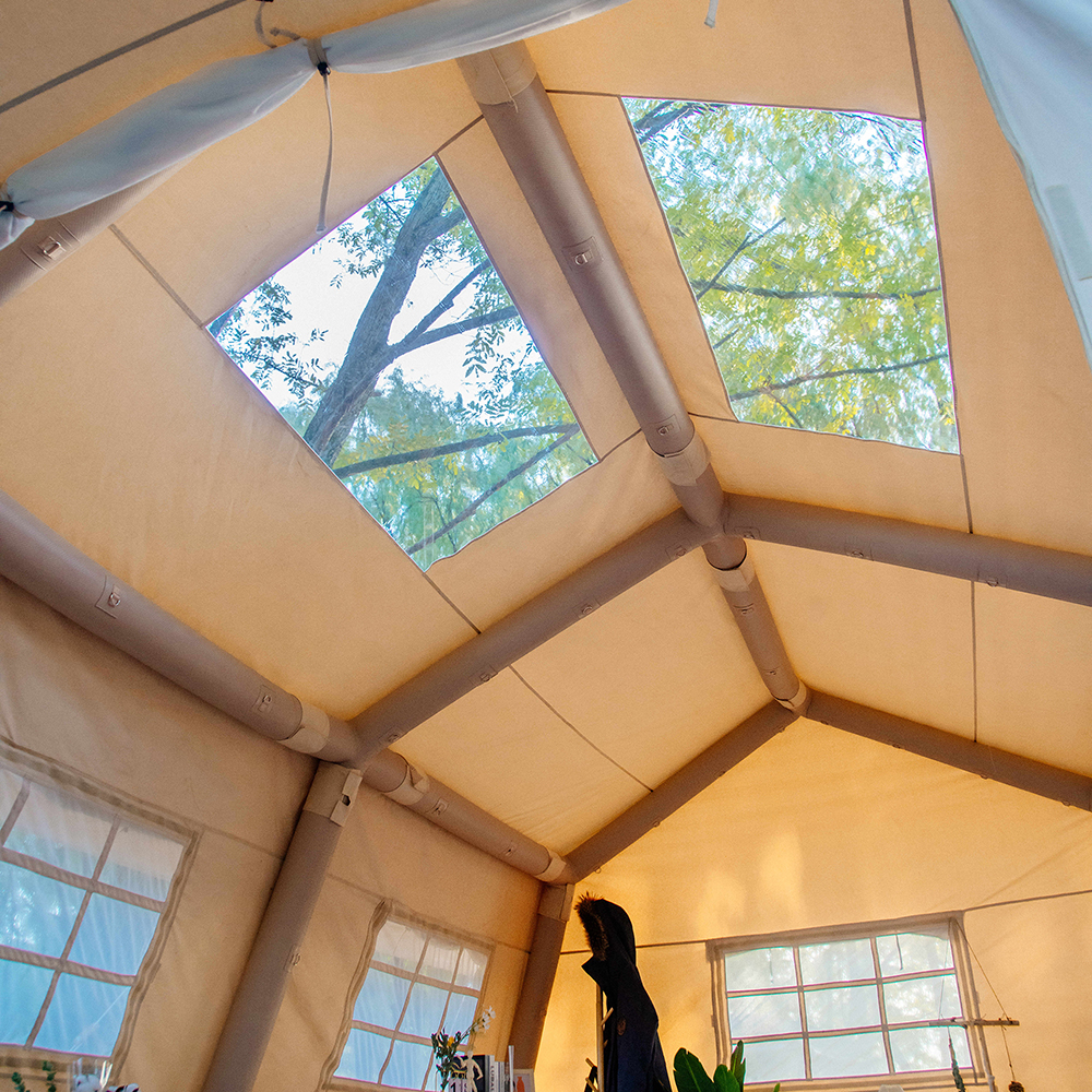 Step into the heart of nature with our inflatable tents! 